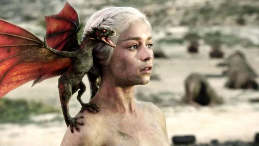 Daenerys Targeryan foi imortalizada por Emilia Clarke. Foto HBO/Divulgação